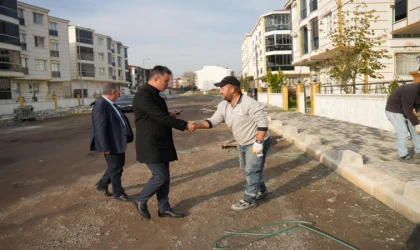 Başkan Sarıkurt Çalışmaları Yerinde İnceledi