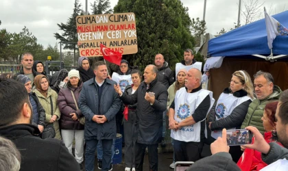 Milletvekili Aygun, İşçilere Destek Verdi