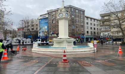 Saatli Havuza Bakım Yapıldı