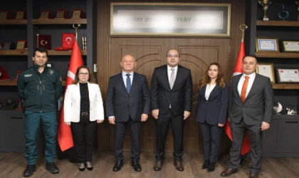 ASB Gümrük Müdürü Demirdelen’den Kaymakam Duman’a Ziyaret