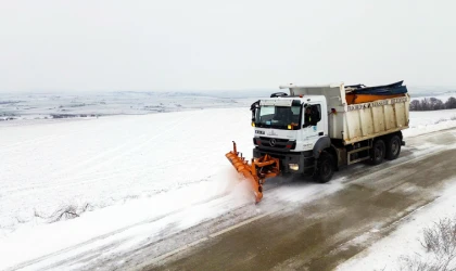 Büyükşehir’den Kar Mesaisi