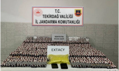 Çorlu’da Jandarmadan Uyuşturucu Operasyonu: 33 Bin Hap Ele Geçirildi