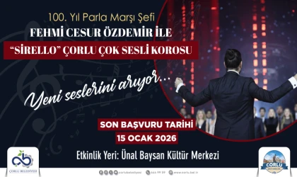 Çorlu’nun İlk A Capella Korosu İçin Seçmeler Başlıyor
