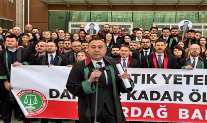 Öldürülen Avukat İçin Yargı Camiası Ayakta! “Avukatlar Barolar Korkuya Teslim Olmayacak”