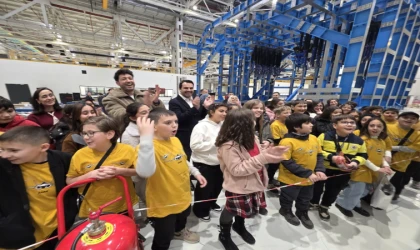 Çorlulu Öğrenciler Kaan Uçağını Yakından Gördü