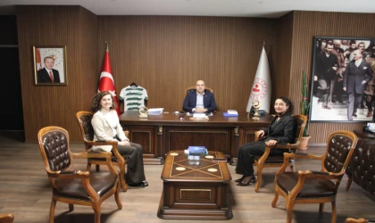 Tapu Müdürü Özbek’ten, Kaymakam Duman’a Ziyaret