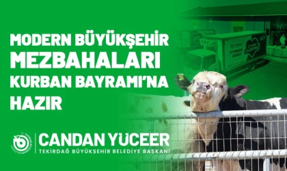 MODERN BÜYÜKŞEHİR MEZBAHALARI KURBAN BAYRAMI’NA HAZIR