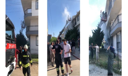 Havuzlar Mahallesi’nde Korkutan Yangın