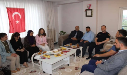 Kaymakam Duman’dan Gazi Ailesine Bayram Ziyareti