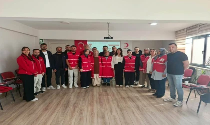 Kızılay Afet Yönetimi Eğitimi Yaptı