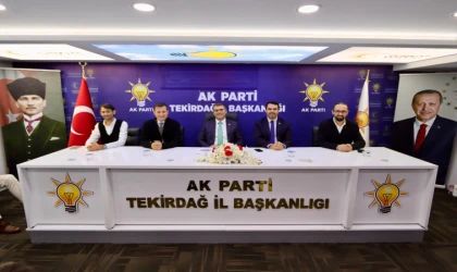 Vahap Akay’dan AK Parti İl Başkanlığı’nda İlk Mesaj: “Tekirdağ ve Çerkezköy İçin Birlikte Çalışacağız”